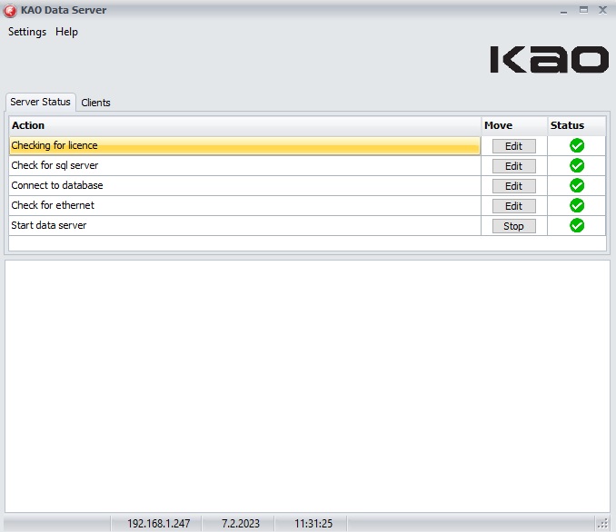 Kao Data Server